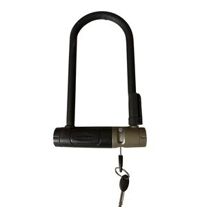 Kryptonite Evolution Series 4 Standard Bike U-Lock Black Gold with 2 Keys